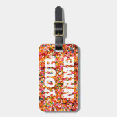 Étiquette À Bagage Arrose (Devant Vertical)