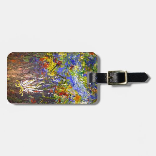 Étiquette À Bagage Art Abstrait (Devant horizontal)