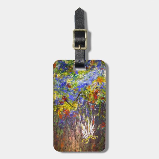 Étiquette À Bagage Art Abstrait (Devant Vertical)