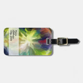 Étiquette À Bagage Art Abstrait | Peinture Abstraite 9 (Devant horizontal)