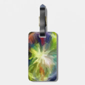 Étiquette À Bagage Art Abstrait | Peinture Abstraite 9 (Dos Vertical)