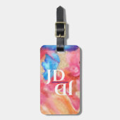 Étiquette À Bagage Art D'AUSSI DOUX QUE LA PIERRE (Devant Vertical)