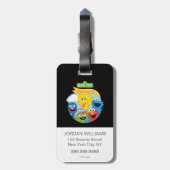 Étiquette À Bagage Art de caractère de rue Sésame (Dos Vertical)