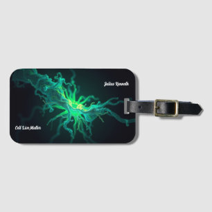 Étiquette À Bagage Art de la cellule biologique personnalisé pour les