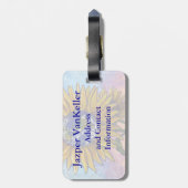 Étiquette À Bagage Art de la Terre de tournesol (Dos Vertical)