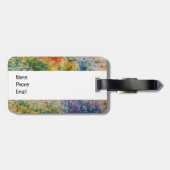 Étiquette À Bagage Art de style monet (Dos horizontal)