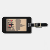 Étiquette À Bagage Art déco SceneParis, France de Le Pantheon (Devant horizontal)