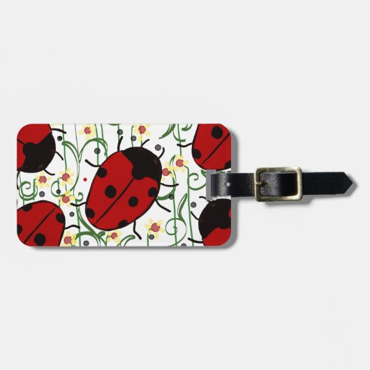 Étiquette À Bagage Art Ladybug (Devant horizontal)