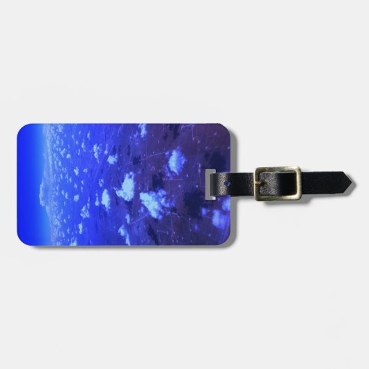 Étiquette À Bagage Art original : "les moutons les plus élevés errent (Devant horizontal)