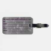 Étiquette À Bagage Art original : "les moutons les plus élevés errent (Dos horizontal)