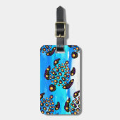 Étiquette À Bagage Art Tortue (Devant Vertical)