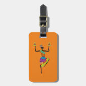 Étiquette À Bagage Art tribal des femmes africaines (Devant Vertical)