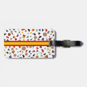 Étiquette À Bagage Articles de l'Espagne avec le drapeau pour ajouter (Dos horizontal)