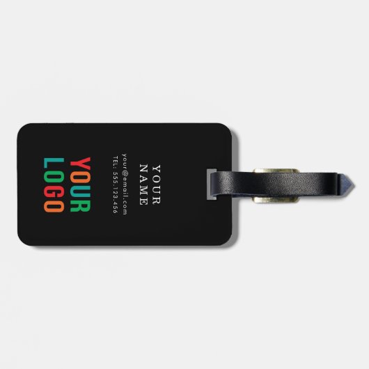 Étiquette À Bagage Articles promotionnels Non Minimum, Logo (Dos horizontal)