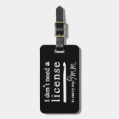 Étiquette À Bagage Artisanat de licence Crochet Hook{Dark} (Devant Vertical)