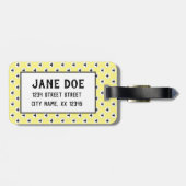 Étiquette À Bagage Artisanat en fibre de mouton (Dos horizontal)