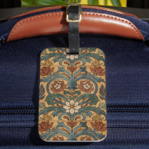 Étiquette À Bagage Arts & Crafts Artisanat Vintage, Style Missionnair