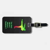 Étiquette À Bagage Arts martiaux lisses (Devant horizontal)