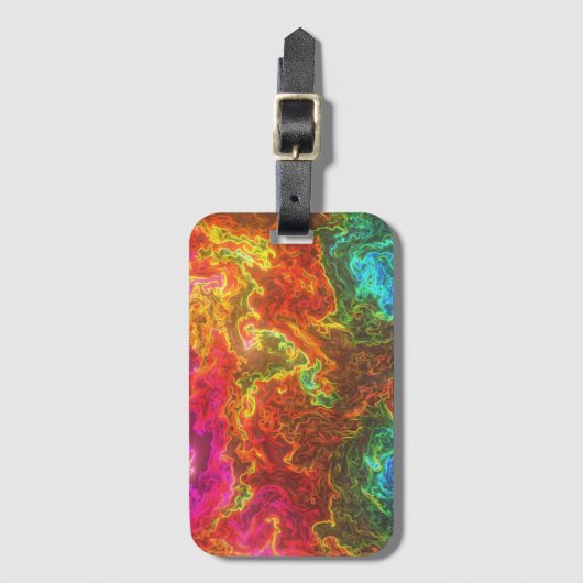 Étiquette À Bagage Artsy (Devant Vertical)