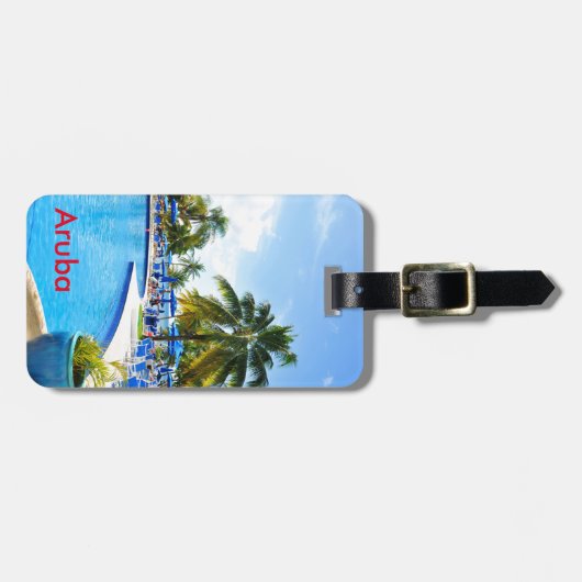 Étiquette À Bagage Aruba (Devant horizontal)