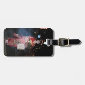 Étiquette À Bagage Asakusa Geisha Neo Tokyo (Devant horizontal)