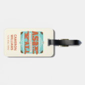 Étiquette À Bagage ASAP | Aussi Au Sud Que Possible Y'ALL (Dos horizontal)