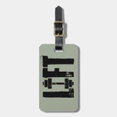 ÉTIQUETTE À BAGAGE ASCENSEUR (Devant Vertical)