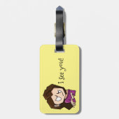 Étiquette À Bagage Äshi "Je te vois" (Dos Vertical)