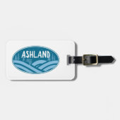 Étiquette À Bagage Ashland Oregon Outdoors (Devant horizontal)