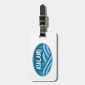 Étiquette À Bagage Ashland Oregon Outdoors (Devant Vertical)