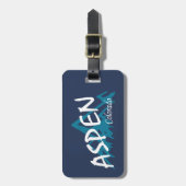 Étiquette À Bagage Aspen Colorado (Devant Vertical)