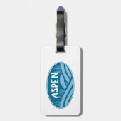 Étiquette À Bagage Aspen Colorado Extérieur (Dos Vertical)