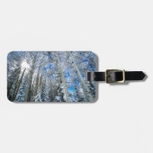 Étiquette À Bagage Aspens d'hiver (Devant horizontal)