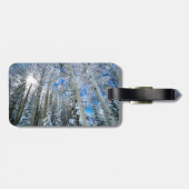 Étiquette À Bagage Aspens d'hiver (Dos horizontal)