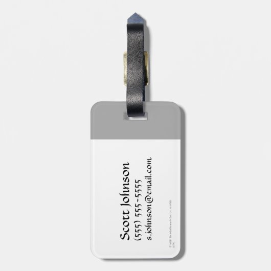 Étiquette À Bagage Assistant Collage d'armes (Dos Vertical)