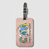 Étiquette À Bagage Assistant en soins infirmiers certifié de l'AIIC (Devant Vertical)