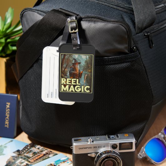 Étiquette À Bagage Assistant Pêche en gros (Recto & Verso)