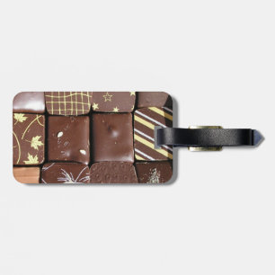 Étiquette À Bagage Assortiments de chocolat