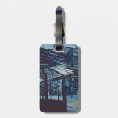 Étiquette À Bagage Astor Place Aborigènes, New York, (Dos Vertical)