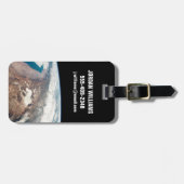 Étiquette À Bagage Atacama Desert And Salt Flats Dans Les Andes (Devant horizontal)