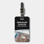 Étiquette À Bagage Atacama Desert And Salt Flats Dans Les Andes (Devant Vertical)