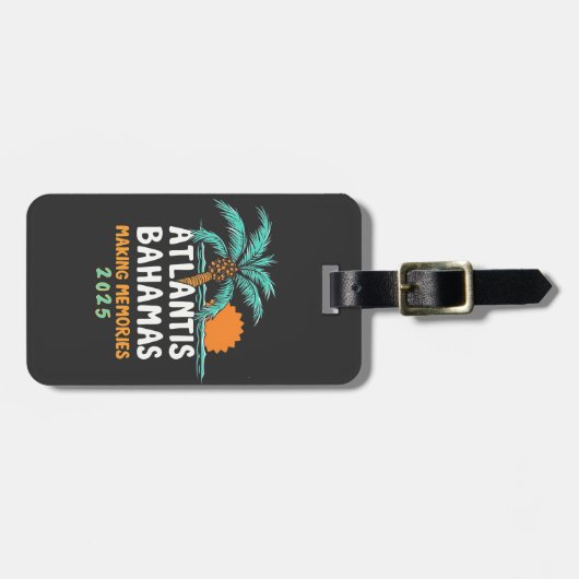 Étiquette À Bagage Atlantis Bahamas Faire des souvenirs 2025 (Devant horizontal)