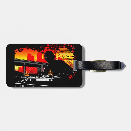 Étiquette À Bagage Atteintes à l'effraction (Dos horizontal)