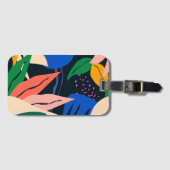 Étiquette À Bagage Attention Getter motif abstrait (Devant Horizontal)