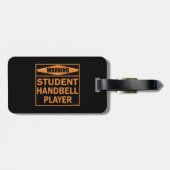 Étiquette À Bagage Attention! Joueur à la sonnette de l'élève ! Étiqu (Dos horizontal)