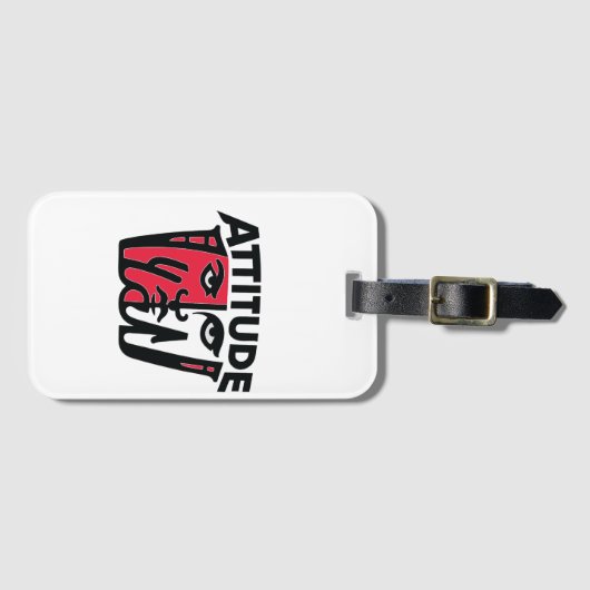 Étiquette À Bagage ATTITUDE activée (Devant Horizontal)