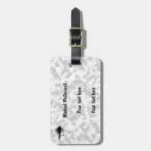 Étiquette À Bagage Attrait de pêche de mouche à personnaliser (Devant Vertical)