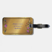 Étiquette À Bagage Au delà de l'étiquette faite sur commande de (Dos horizontal)