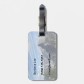 Étiquette À Bagage Au-dessus de demi de dôme (Dos Vertical)