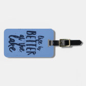 Étiquette À Bagage Au lac (Devant horizontal)